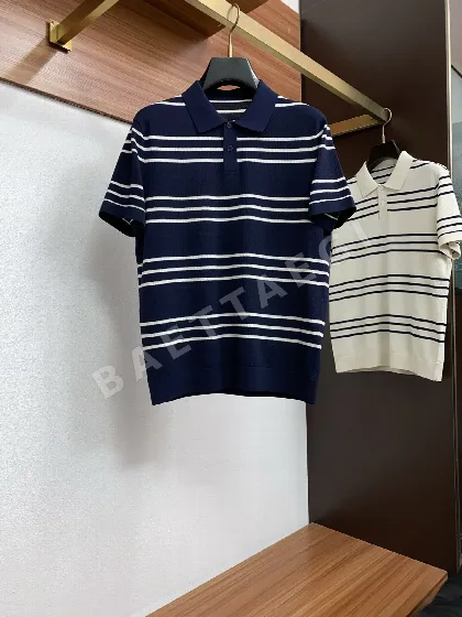 프라다 라펠 카라 폴로 반팔 셔츠 127044