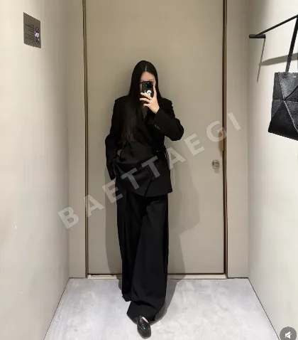 로에베 슬림핏 수트 세트 96568