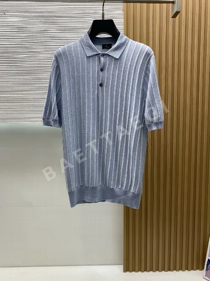 브리오니 실크 혼방 니트 폴로 반팔셔츠 88610