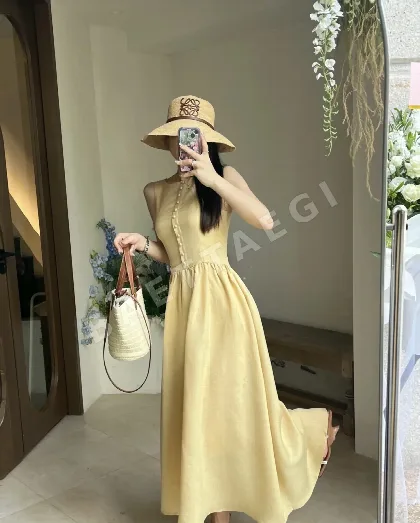 로에베 프릴 밀짚 모자 78919
