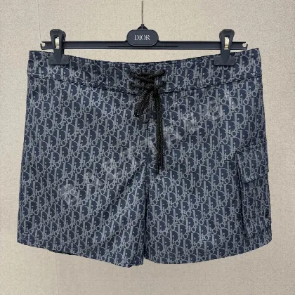 디올 오블리크 네이비 카고 반바지 113777
