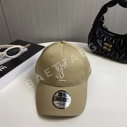 생로랑 레터 자수 베이스볼 캡 119350
