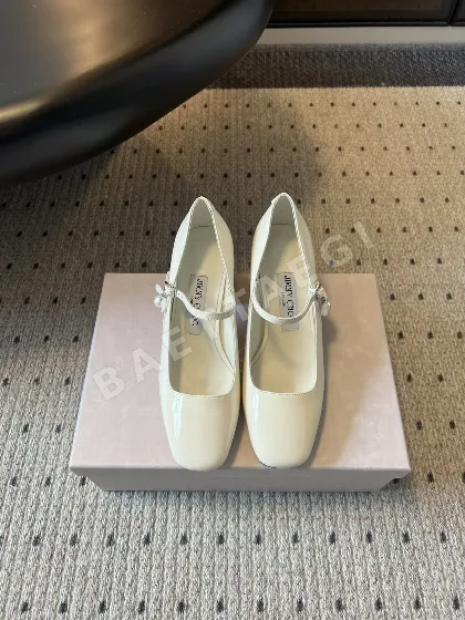 지미추 진주 장식 메리제인 하이힐 8107