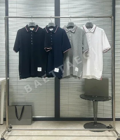 톰브라운 남성 메시 반팔 폴로셔츠 142895