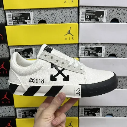 오프화이트 아블로 벌크 로우 202398 Off White Abloh Vulc Low Top White