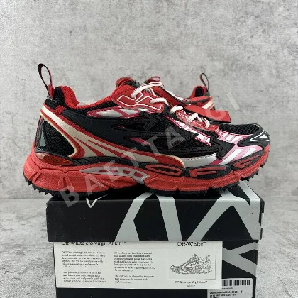 오프화이트 비 라이트 백 202395 Off White Be Right Back Black Red