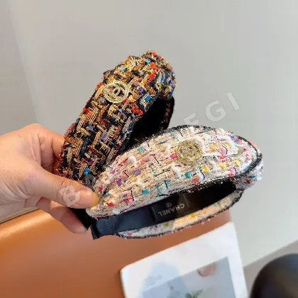 샤넬 빈티지 스타일 헤어밴드 183684