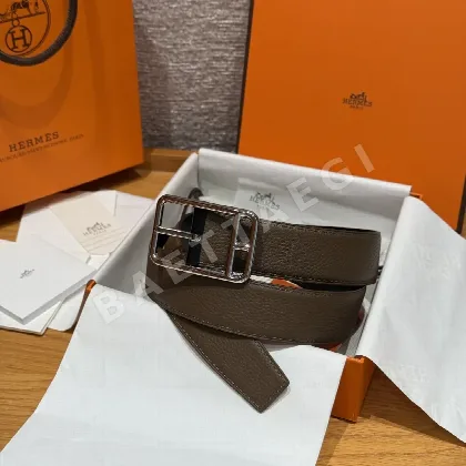 에르메스 하프 코드 리버시블 가죽 벨트 176361