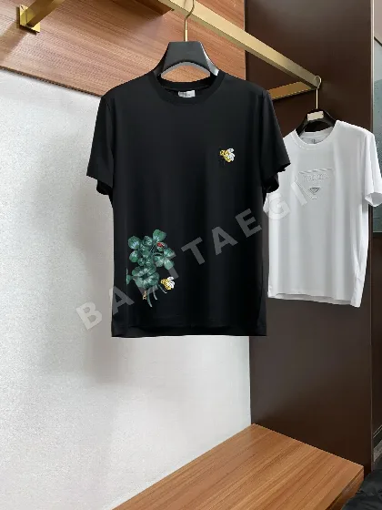 디올 남성 크루넥 반팔 티셔츠 143278
