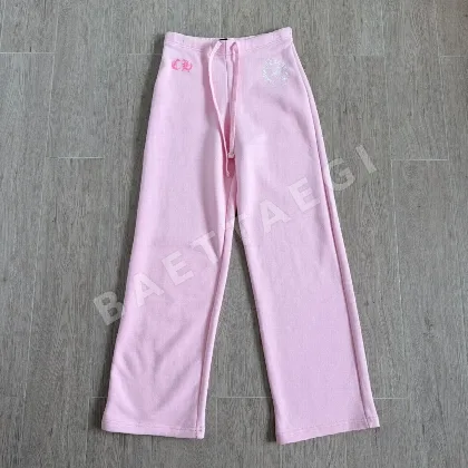 크롬하츠 핑크 경량 플리스 여성 바지 146242
