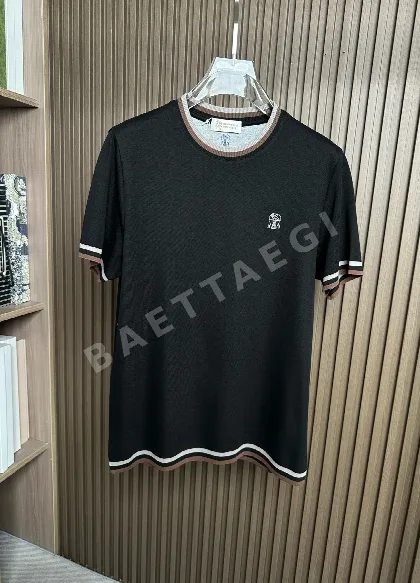 브루넬로쿠치넬리 남성 오버사이즈 반팔 티셔츠 47931
