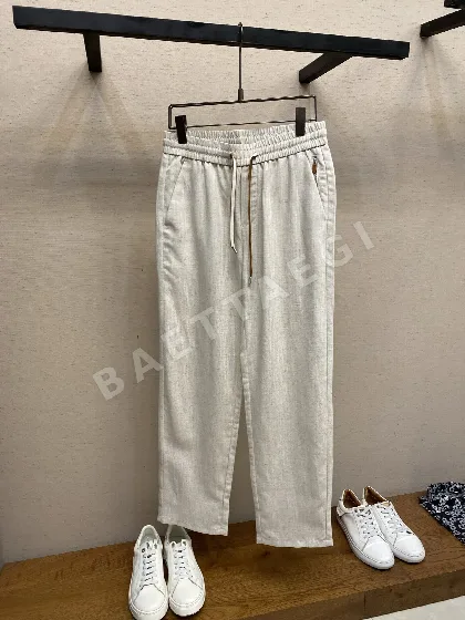 로로피아나 리오셀 린넨 혼방 남성 캐주얼 바지 96645