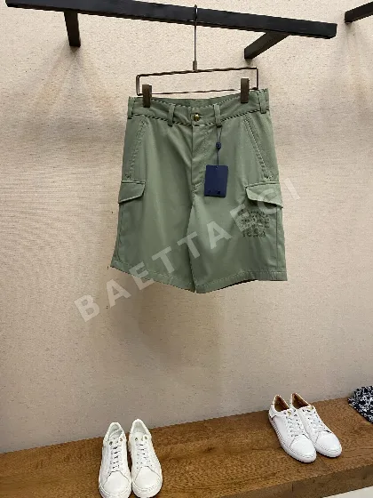 루이비통 모스 그린 코튼 카고 반바지 68909