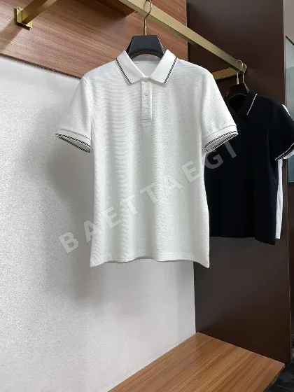 제냐 남성 라펠 폴로 반팔 티셔츠 136515