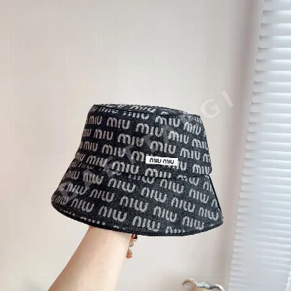 미우미우 프린트 버킷 햇 모자 79456
