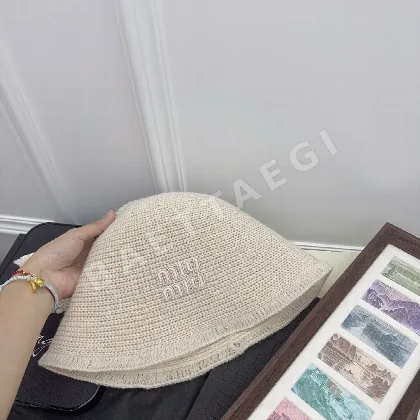 미우미우 심플 버킷햇 모자 80895