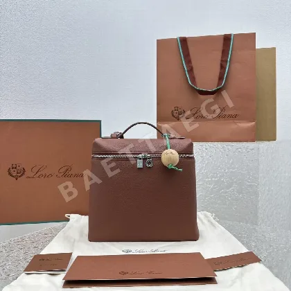 로로피아나 렌가색 소가죽 백팩 128931