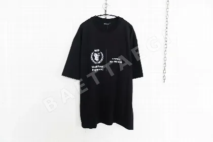 발렌시아가 레터 프린트 루즈핏 남성 반팔 티셔츠 157096
