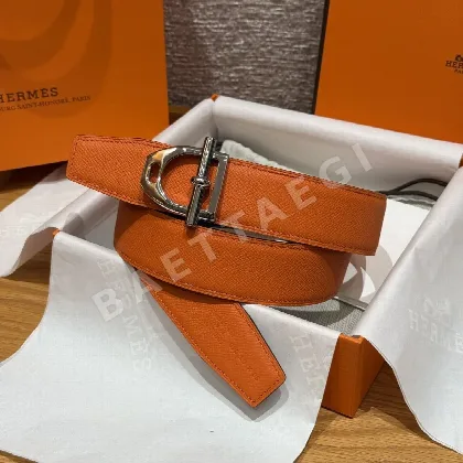 에르메스 앱송 가죽 리버시블 남성 벨트 175350