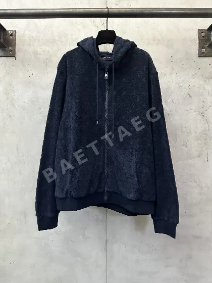 루이비통 테리 크로스 지퍼업 후디 자켓