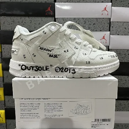오프화이트 아웃 오브 오피스 OOO 로우 탑스 화이트 202439 Off White Out Of Office OOO Low Tops