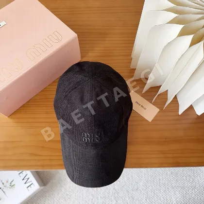미우미우 코듀로이 베이스볼캡 80888