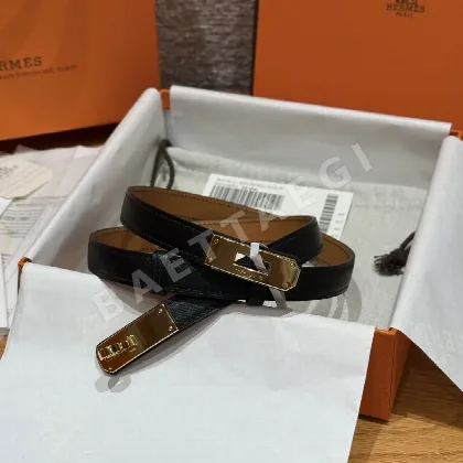 에르메스 켈리 버클 18mm 에슈프롬 가죽 벨트 179422
