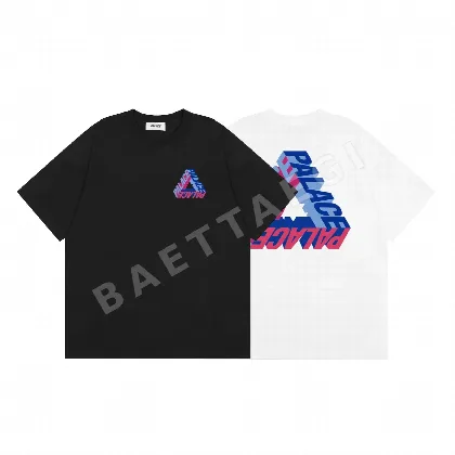 팔라스 3D 컬러풀 문자 반팔 티셔츠 89704