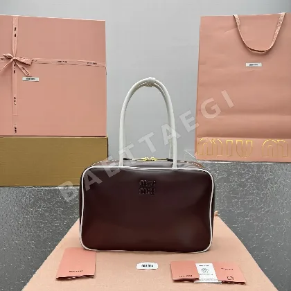 미우미우 컬러 블록 서류가방 68319
