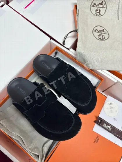 에르메스 고 뮬 슬리퍼 93627
