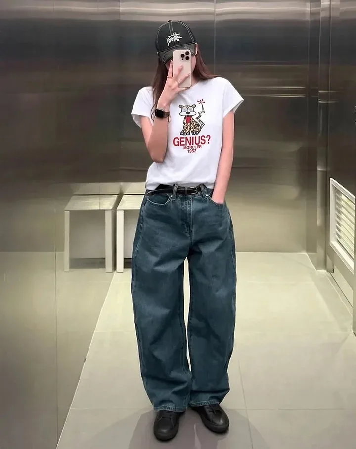 몽*레어 샥드 레오파드 반팔티 이미지 2