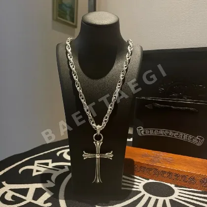 크롬하츠 레트로 링 크로스 목걸이 62221