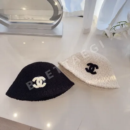 샤넬 램울 미니 버킷햇 모자 82572