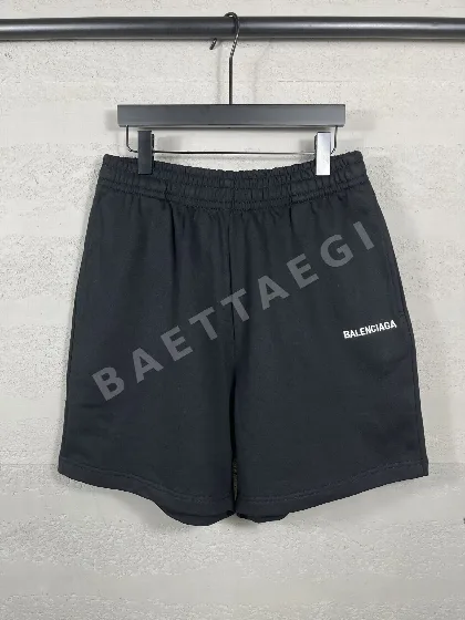 발렌시아가 로고 자수 남성 반바지 88704