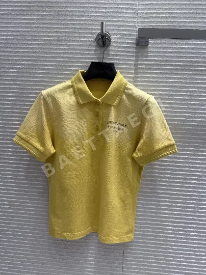 디올 여성 슬림핏 크롭 반팔 티셔츠 92681