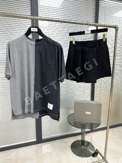 톰브라운 4바 스트라이프 여성 슬림 바지 126363