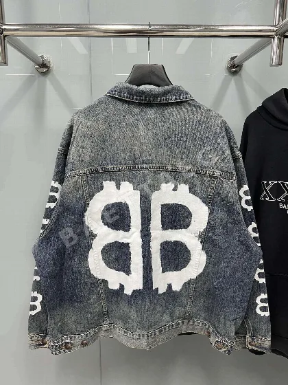 발렌시아가 BB 그래피티 데님 자켓 53131
