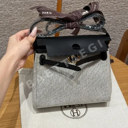 에르메스 미니 하버 캔버스 숄더백 192856