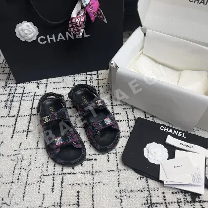 샤넬 더블 C 벨크로 비치슈즈 94924