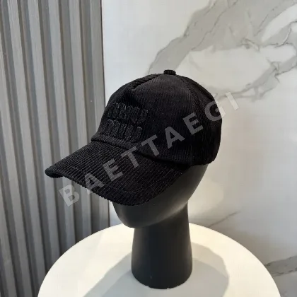 미우미우 코듀로이 야구모자 118844