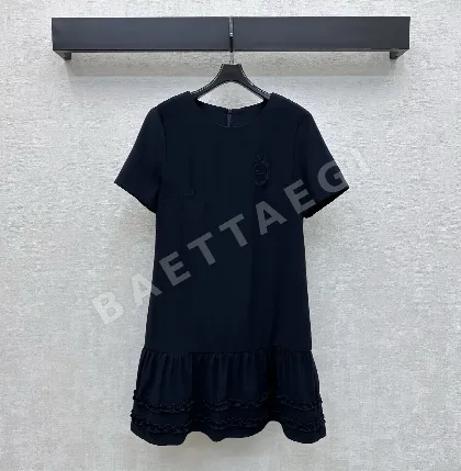디올 자수 로고 반소매 원피스 54338
