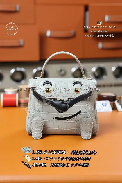 에르메스 안개 무늬 미국악어 가방 123339