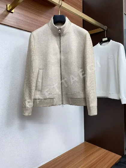 로로피아나 패치워크 울 소매 남성 자켓 164909