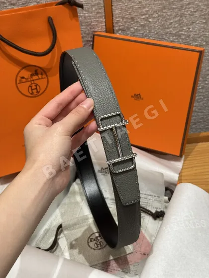 에르메스 리버시블 메탈 버클 남성 벨트 175424
