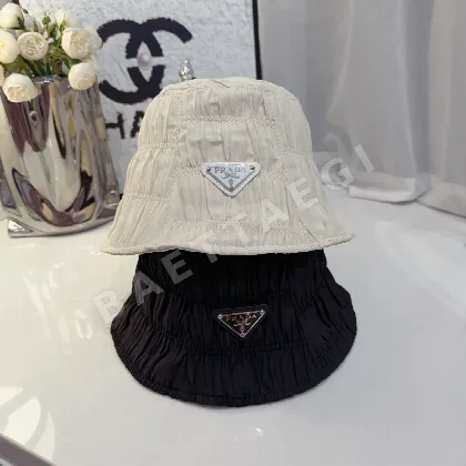 프라다 플리츠 버킷햇 84974