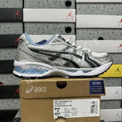 아식스 [LZ] 젤 카야노 14 1203A961-101 200600 Asics Gel-Kayano 14 JJJJound White Blue