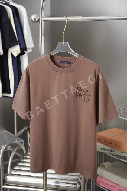 루이비통 자수 로고 남여공용 반팔 티셔츠 48761