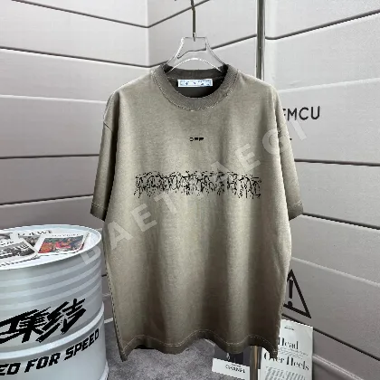 오프화이트 남여공용 반팔 SS 49580