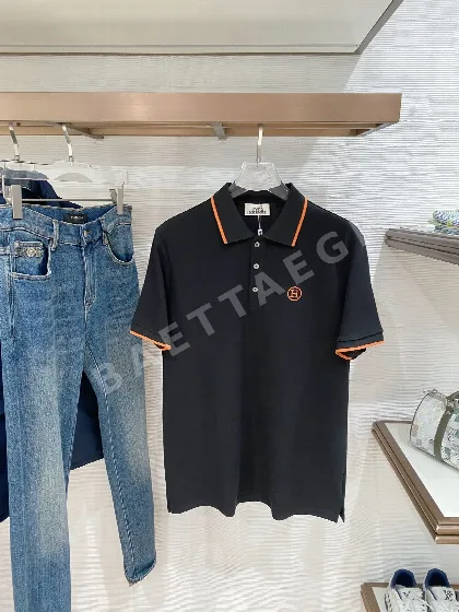 에르메스 남성 반팔 폴로셔츠 156517