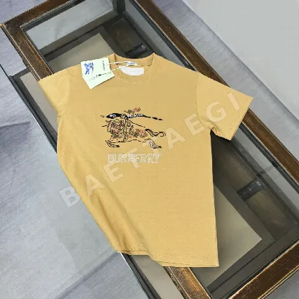 버버리 워호스 유니섹스 반팔 티셔츠 49576